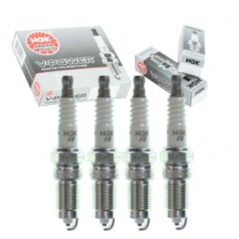 4 pc NGK V-Power Spark Plugs for 1983 Mercury Zephyr 2.3L L4