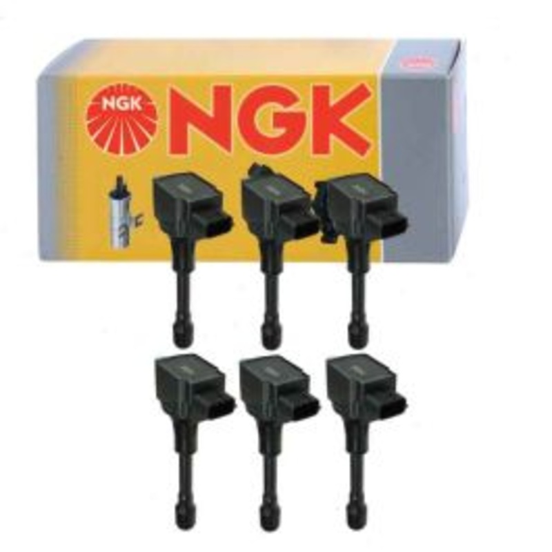 6 pc NGK Ignition Coils for 2014 Infiniti QX70 5.0L V8