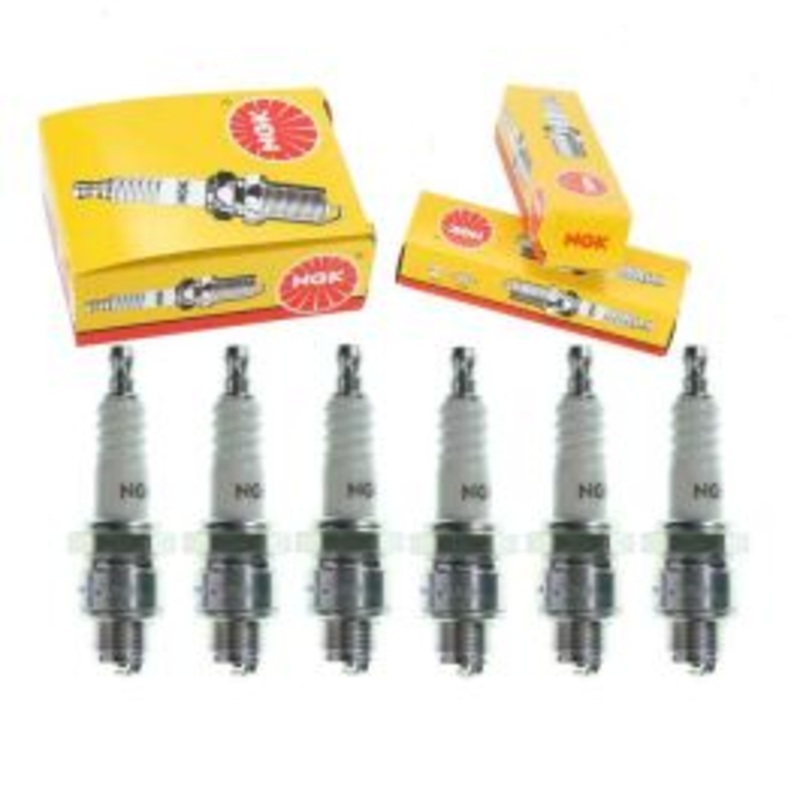 6 pc NGK Standard Spark Plugs for 1949-1952 Ford F2 3.5L 3.7L L6