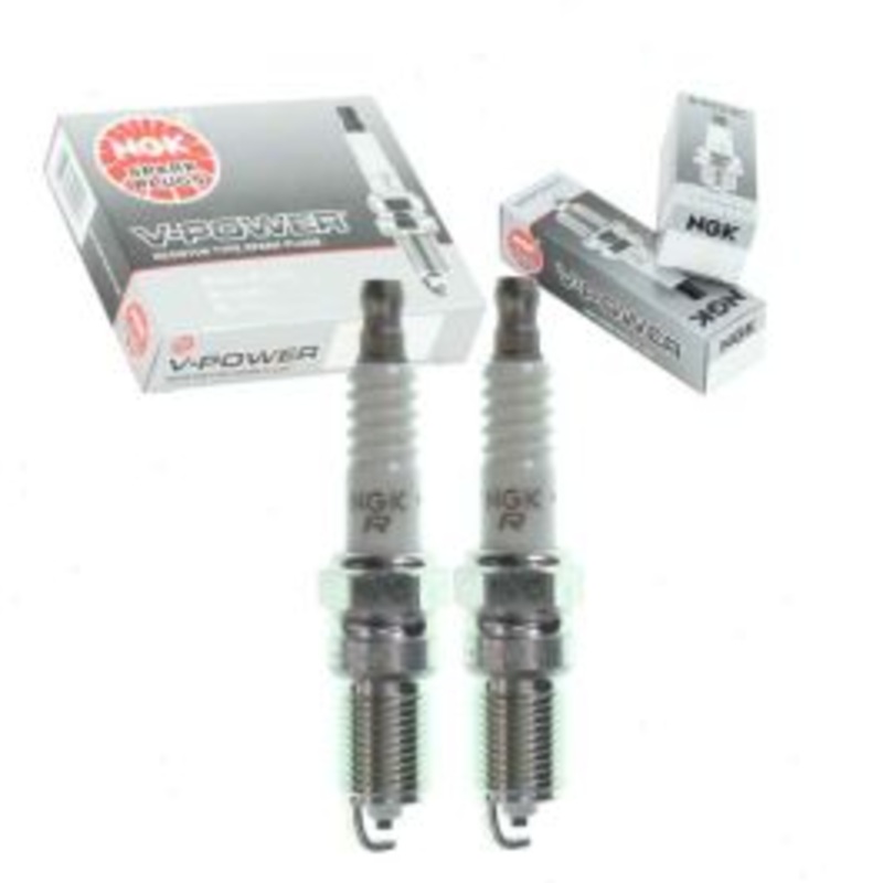 2 pc NGK V-Power 3951 TR55 Spark Plugs