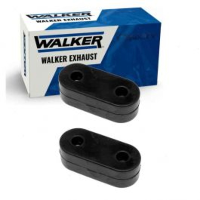 2 pc Walker Exhaust System Insulators for 1997-2008 Ford E-150 Econoline 4.2L 4.6L 5.4L V6 V8