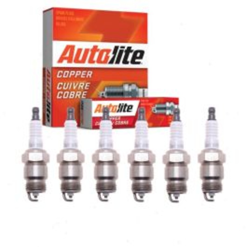 6 pc Autolite Copper Core Spark Plugs for 1967-1972 Ford LTD 3.9L L6