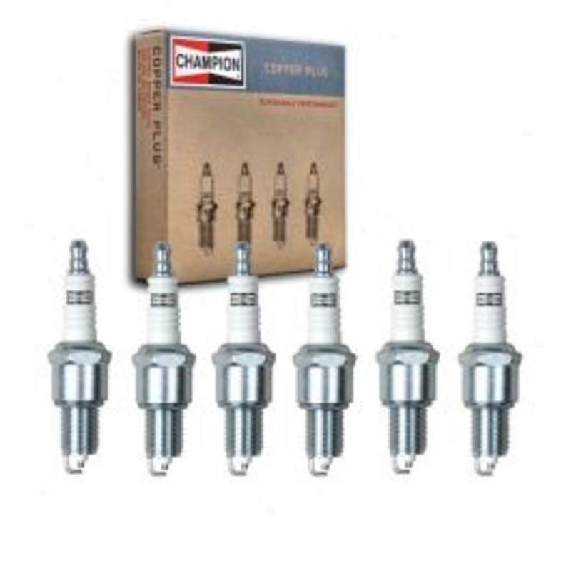 6 pc Champion Copper Plus Spark Plugs for 1960-1961 Plymouth Suburban 3.7L L6