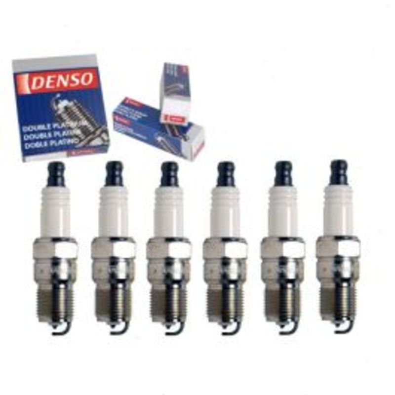 6 pc DENSO Double Platinum Spark Plugs for 1988-1991 Buick Reatta 3.8L V6