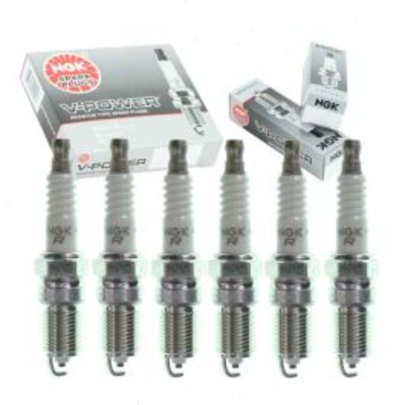 6 pc NGK V-Power Spark Plugs for 1992-2004 Oldsmobile Silhouette 3.4L 3.8L V6