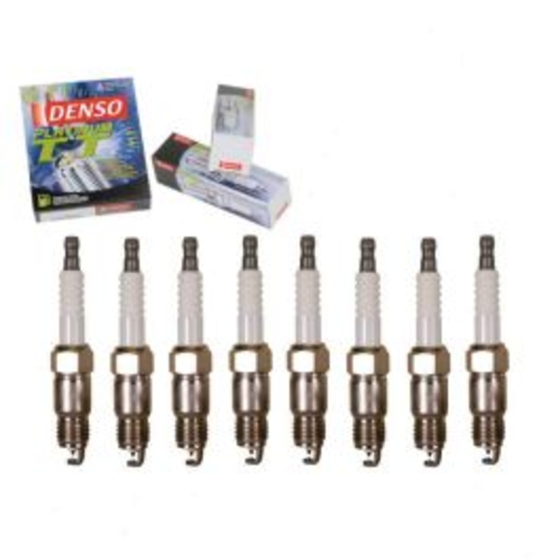 8 pc DENSO Platinum TT Spark Plugs for 1991-1995 GMC C3500HD 5.7L 7.4L V8