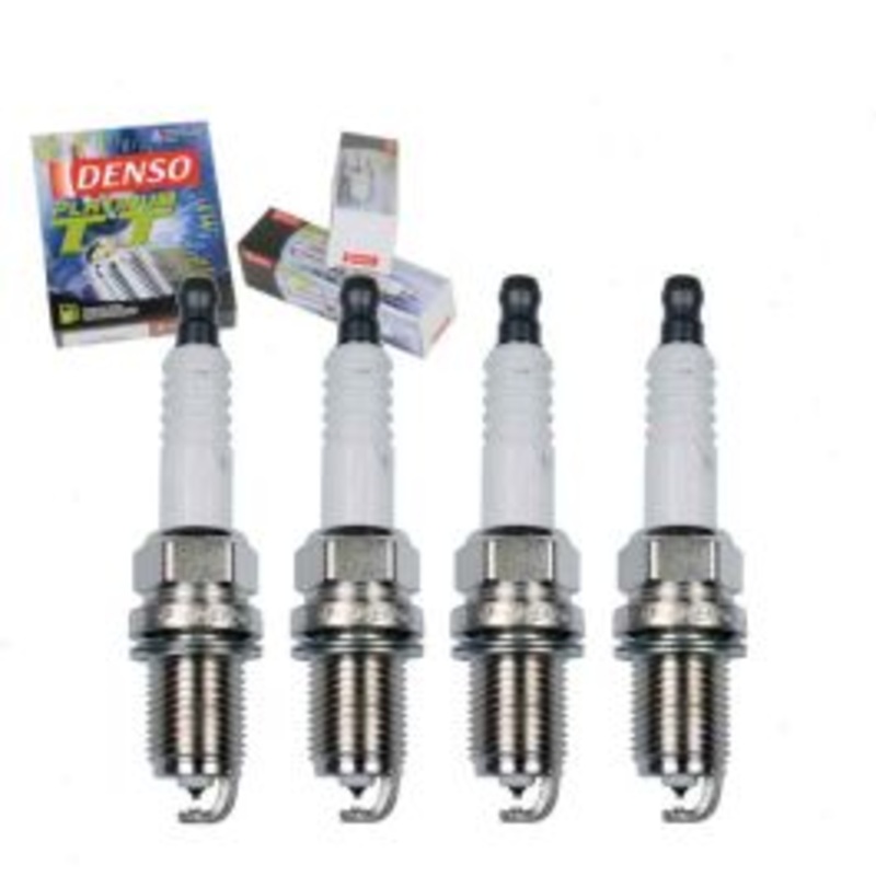 4 pc DENSO Platinum TT Spark Plugs for 1999-2002 Saturn SL1 1.9L L4