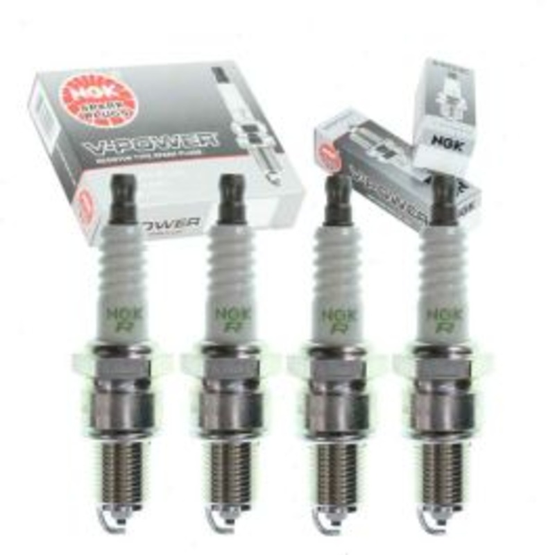 4 pc NGK V-Power Spark Plugs for 1974-1979 Subaru DL 1.4L 1.6L H4
