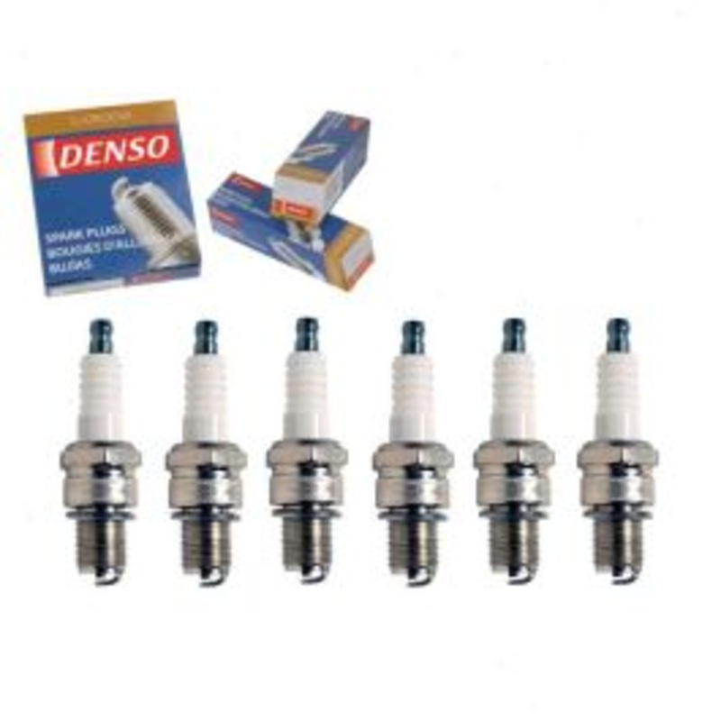 6 pc DENSO Standard U-Groove Spark Plugs for 1966 GMC PB25 Series 4.8L L6