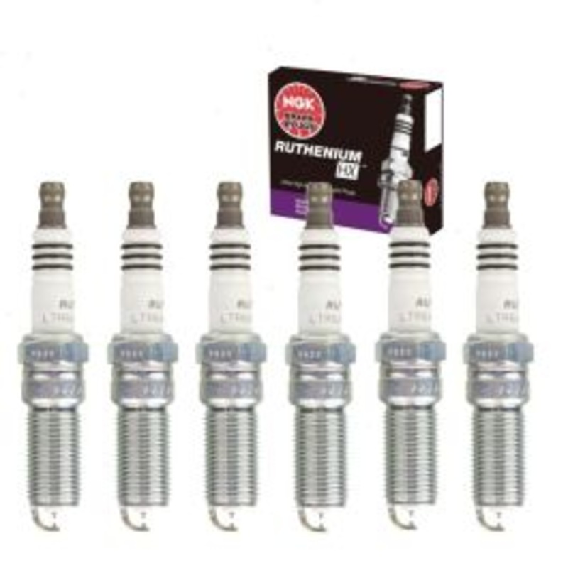 6 pc NGK Ruthenium HX Spark Plugs for 2015-2021 Ford Transit-250 3.5L 3.7L V6