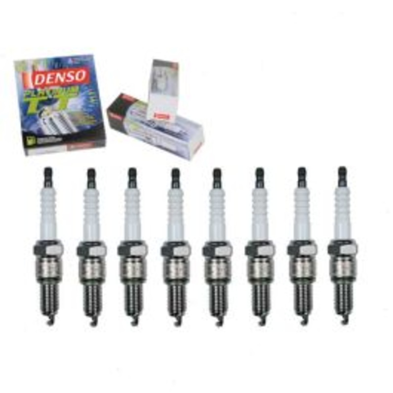8 pc DENSO Platinum TT Spark Plugs for 1987-2002 Land Rover Range Rover 3.5L 3.9L 4.0L 4.2L 4.6L V8