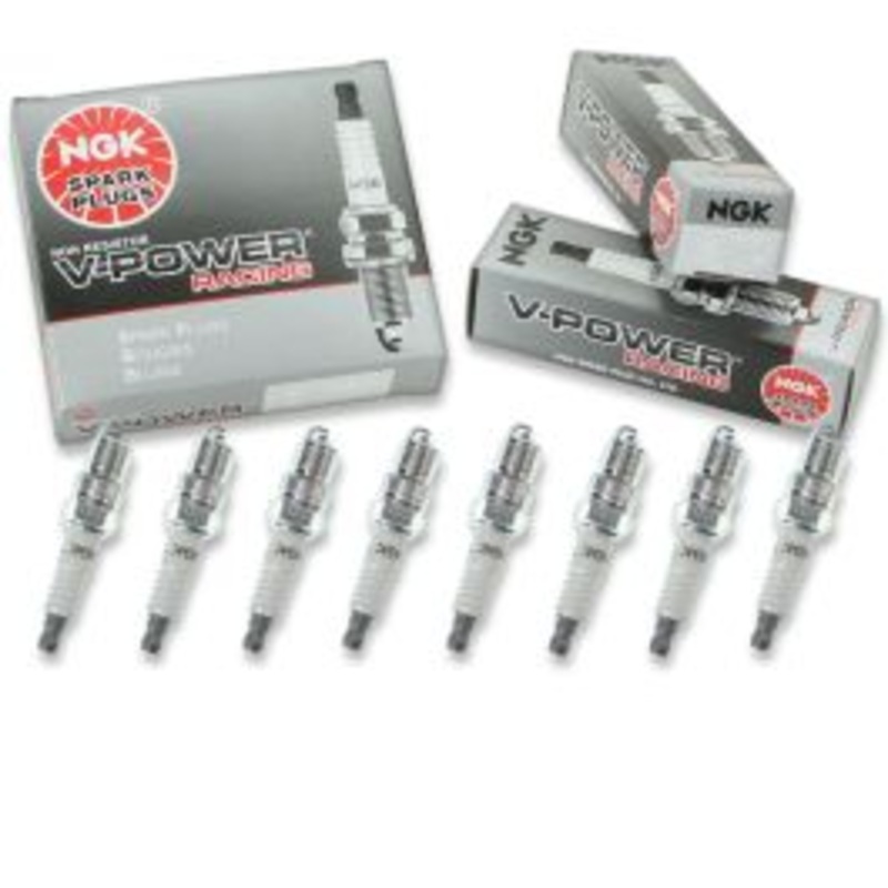 8 pc NGK V-Power Racing 5034 R5674-7 Spark Plugs
