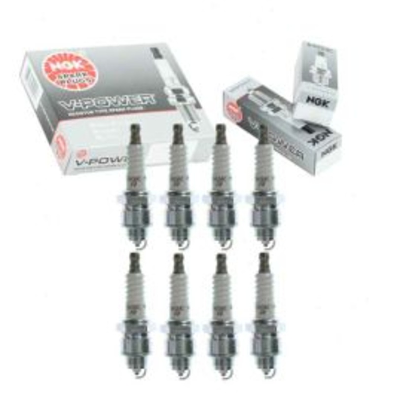 8 pc NGK V-Power Spark Plugs for 1968-1971 Oldsmobile 442 5.7L 7.5L V8