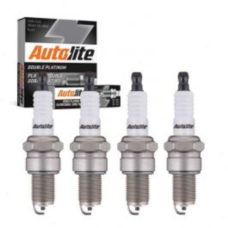 4 pc Autolite Double Platinum Spark Plug for 1965-1967 Fiat 600D