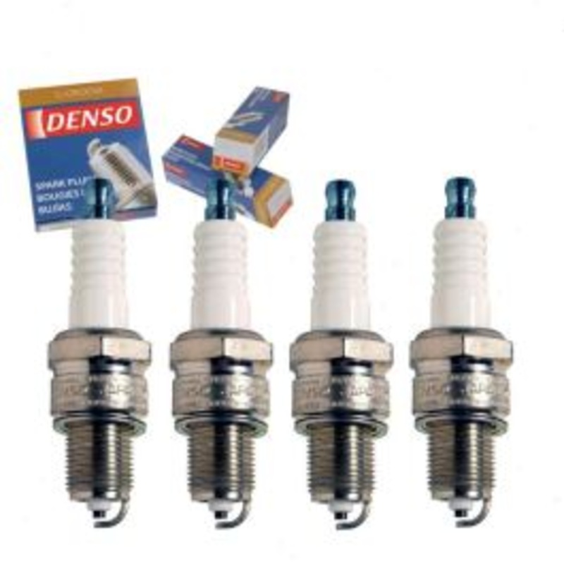 4 pc DENSO Standard U-Groove Spark Plugs for 1971-1973 Ford Pinto 1.6L L4