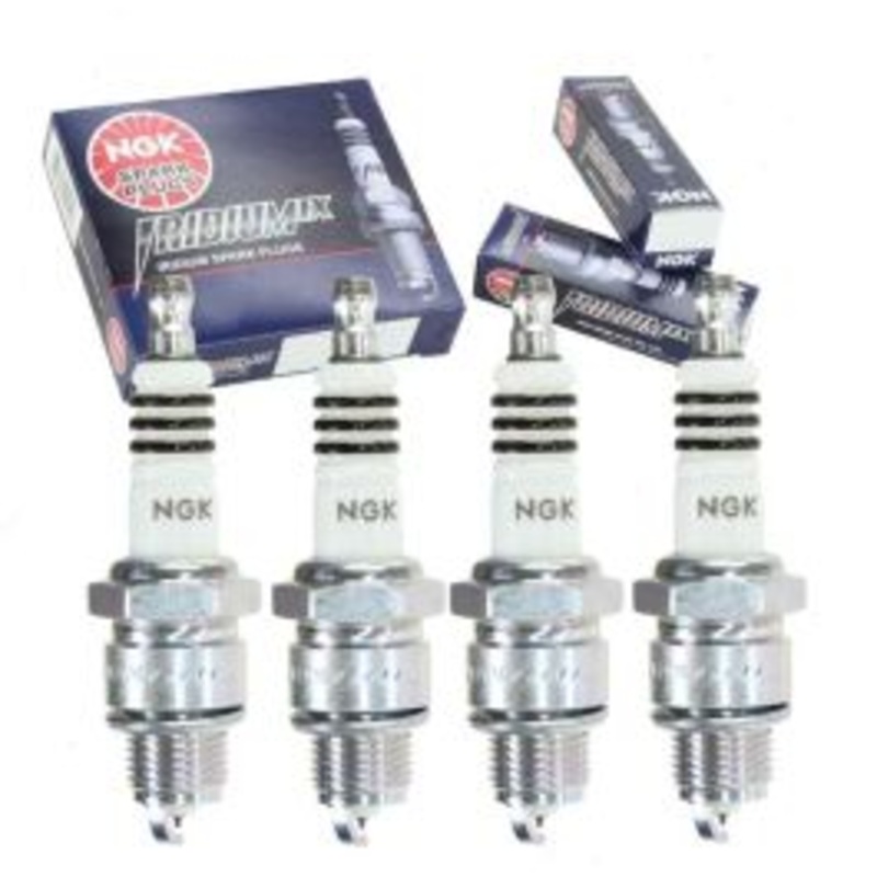 4 pc NGK Iridium IX Spark Plugs for 1960-1961 Triumph TR3A 2.0L L4