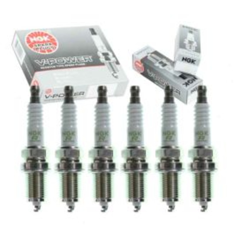 6 pc NGK V-Power 3696 BKR6EY Spark Plugs