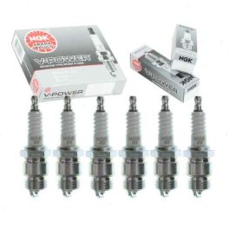 6 pc NGK V-Power Spark Plugs for 1961-1967 Ford Econoline 2.4L 2.8L 3.9L L6