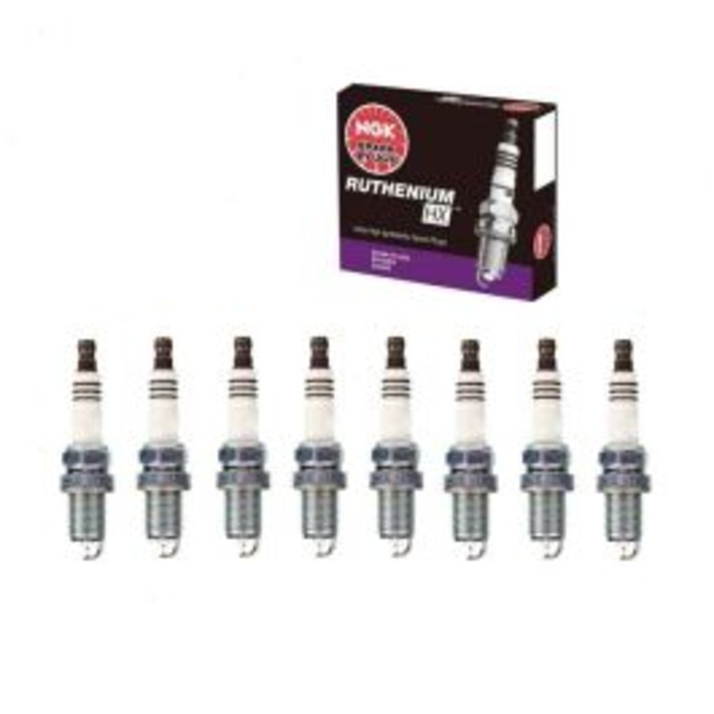 8 pc NGK Ruthenium HX Spark Plugs for 1998-2007 Dodge Durango 4.7L 5.2L 5.9L V8