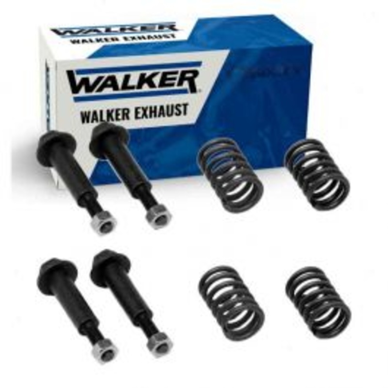 2 pc Walker Front Pipe Rear To Converter Exhaust Bolt & Springs for 1997-1999 Acura CL 2.2L 2.3L L4