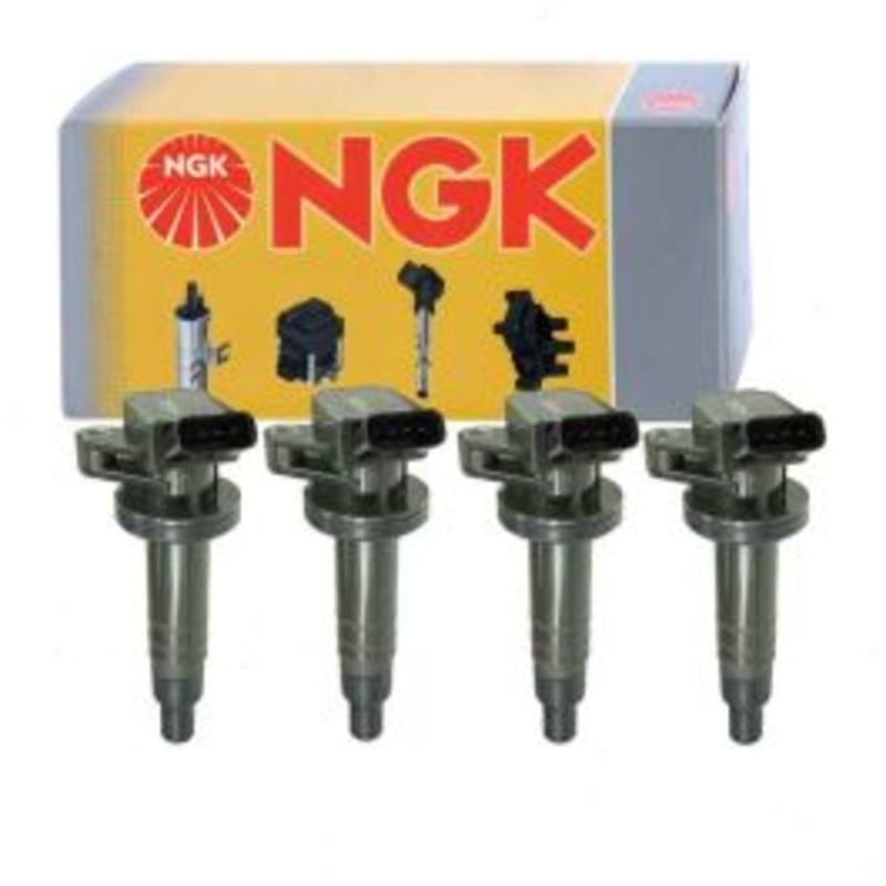 4 pc NGK Ignition Coils for 2003-2008 Pontiac Vibe 1.8L L4