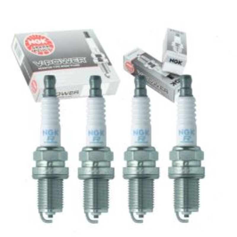 4 pc NGK V-Power 6719 BKR5E BLYB Spark Plugs