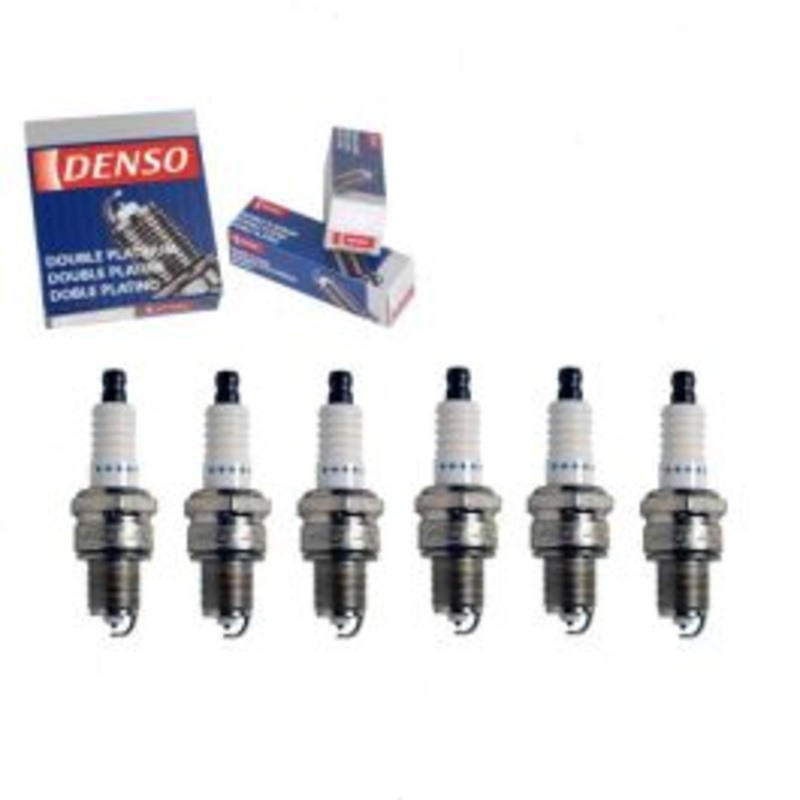 6 pc DENSO Double Platinum Spark Plugs for 1974-1976 Ford Mustang II 2.8L V6