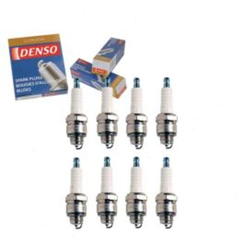 8 pc DENSO Standard U-Groove Spark Plugs for 1968 Chevrolet P20 Van 5.0L V8