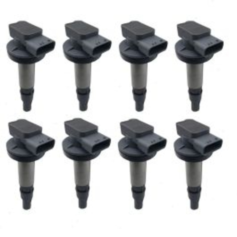 8 pc Hitachi Ignition Coils for 2004-2009 Jaguar XJ8 4.2L V8