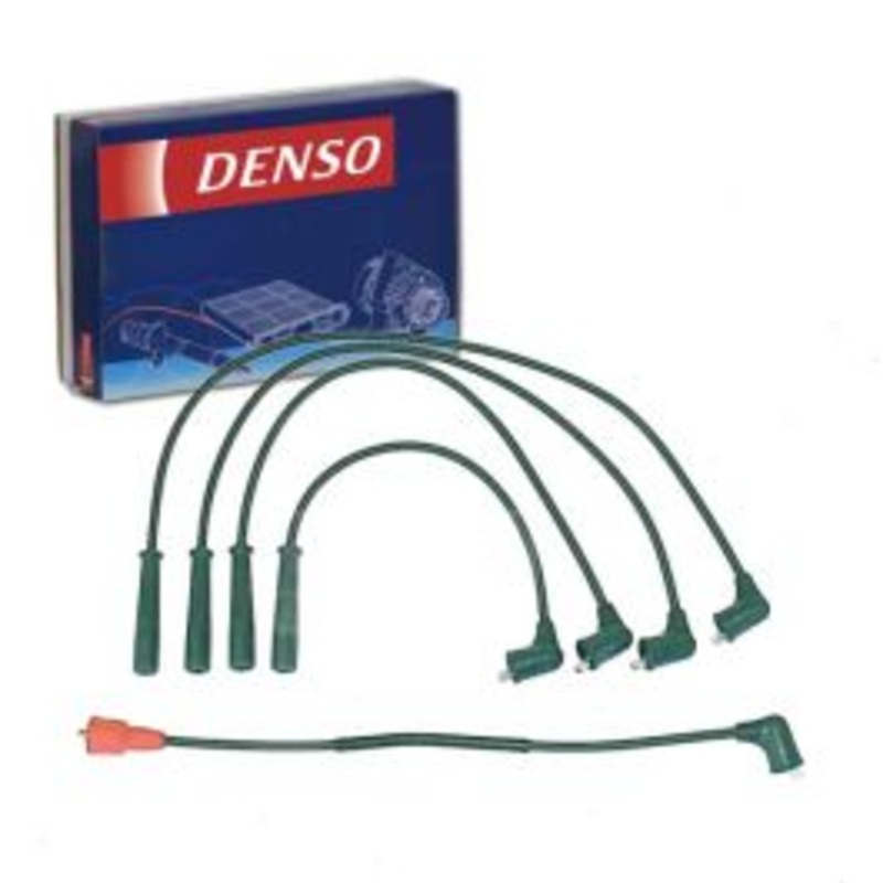 DENSO Spark Plug Wire Set for 1986 Mazda B2000 2.0L L4