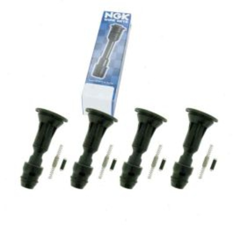 4 pc NGK Ignition Coil Boots for 2011-2017 Buick Regal 2.0L 2.4L L4