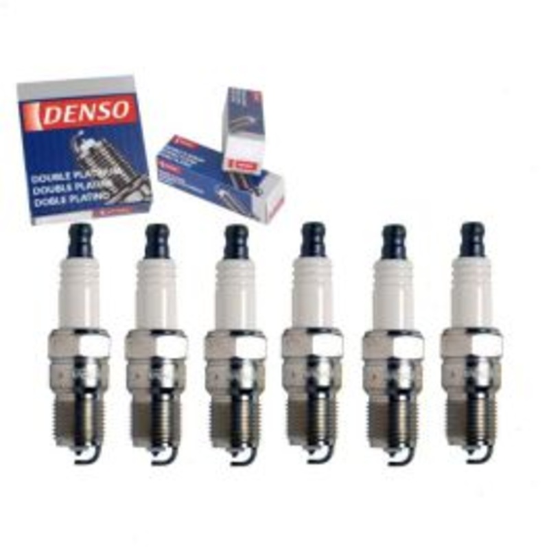 6 pc DENSO Double Platinum Spark Plugs for 2001-2003 Pontiac Aztek 3.4L V6