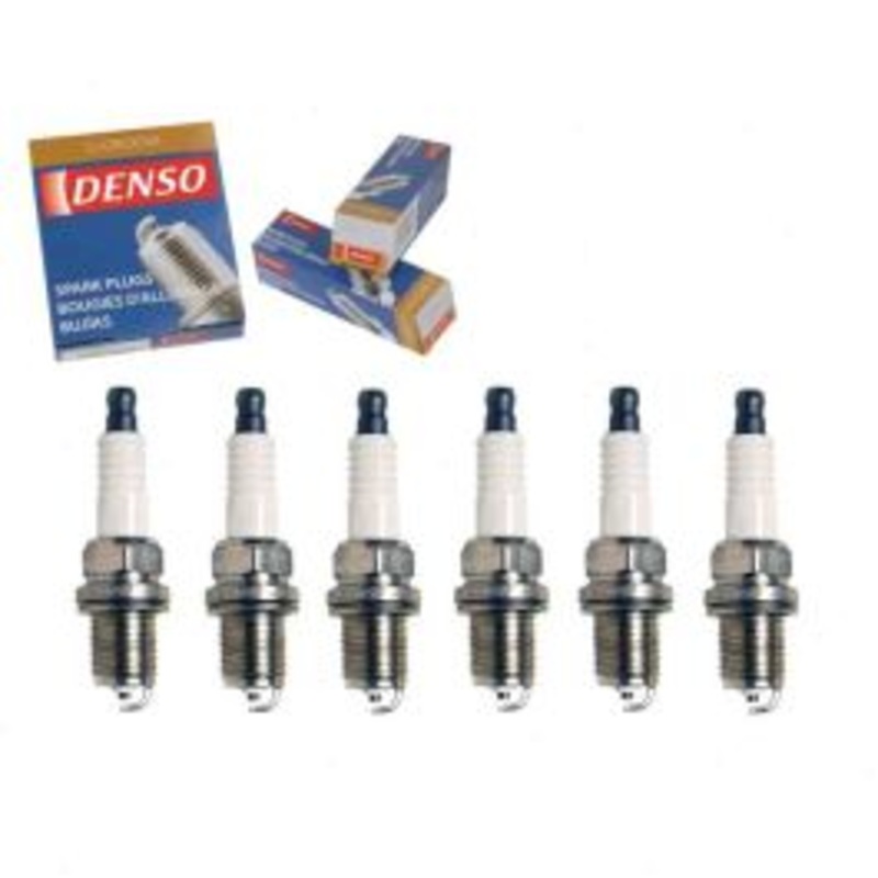6 pc DENSO Standard U-Groove Spark Plugs for 2001-2003 Mitsubishi Galant 3.0L V6