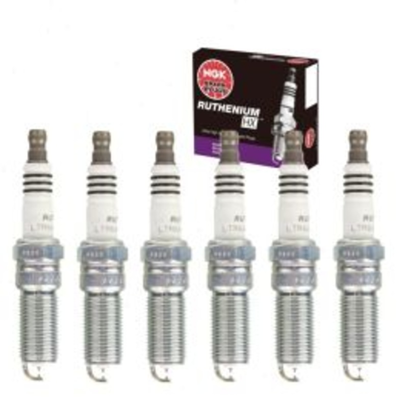 6 pc NGK Ruthenium HX Spark Plugs for 2011-2021 Ford F-150 3.3L 3.5L 3.7L V6