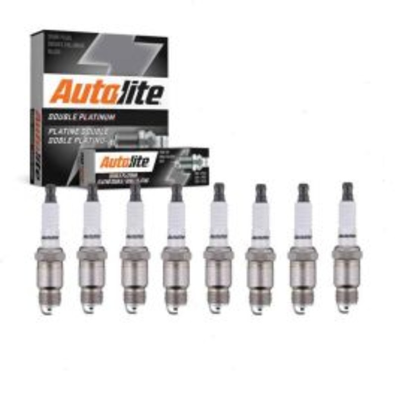 8 pc Autolite Double Platinum Spark Plug for 1984-1996 Ford Bronco 5.0L 5.8L