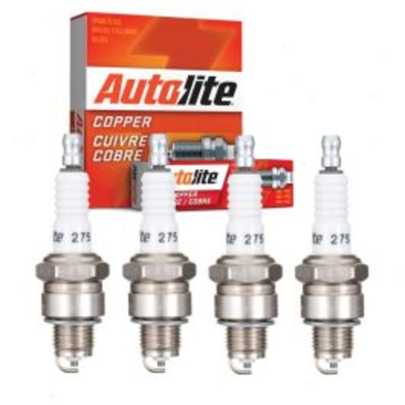 4 pc Autolite Copper Core Spark Plugs for 1967-1968 Saab 96 1.5L V4