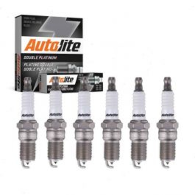 6 pc Autolite Double Platinum Spark Plug for 1996 Chevrolet Corsica 3.1L V6