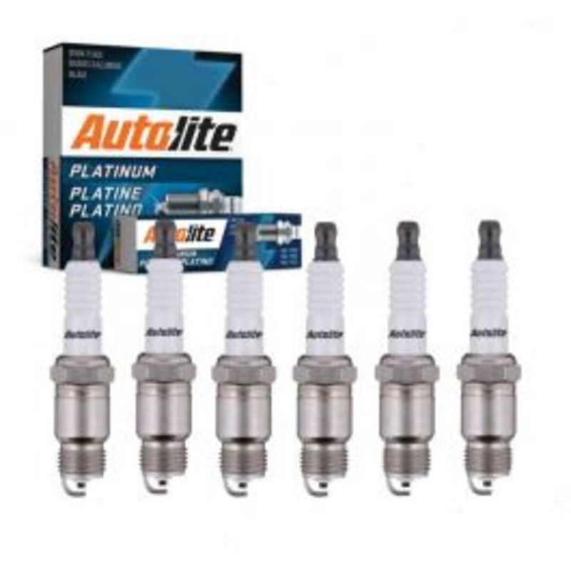 6 pc Autolite Platinum Spark Plug for 1987 Chevrolet R20 4.3L V6