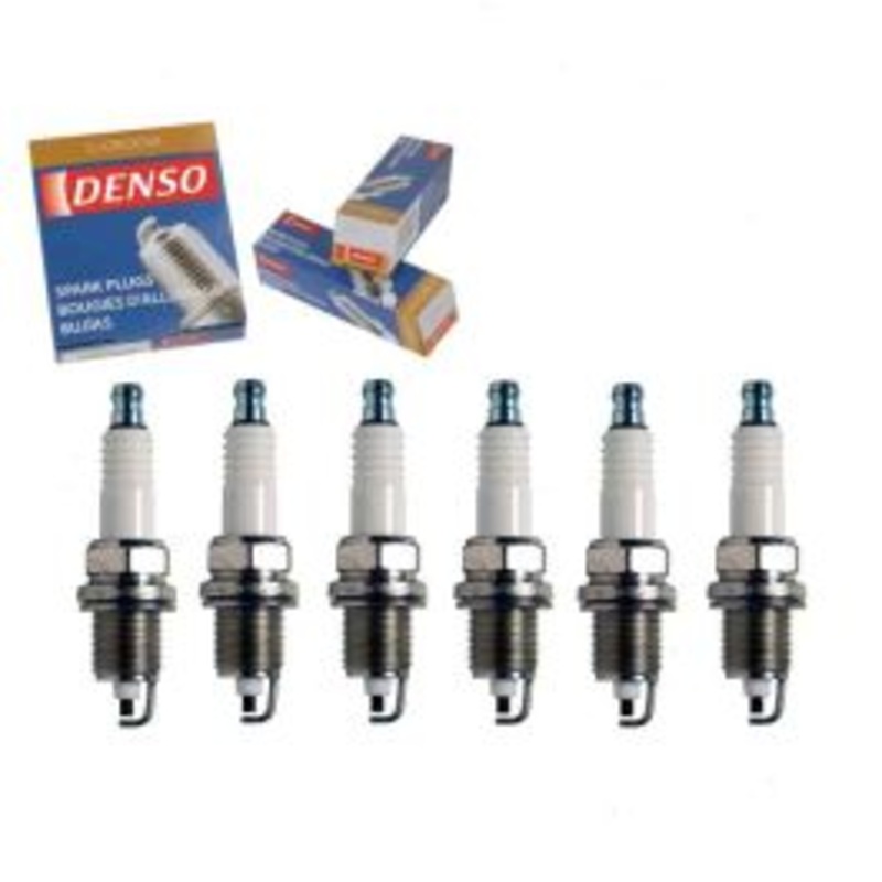 6 pc DENSO Standard U-Groove Spark Plugs for 1981-1983 Jeep CJ5 4.2L L6