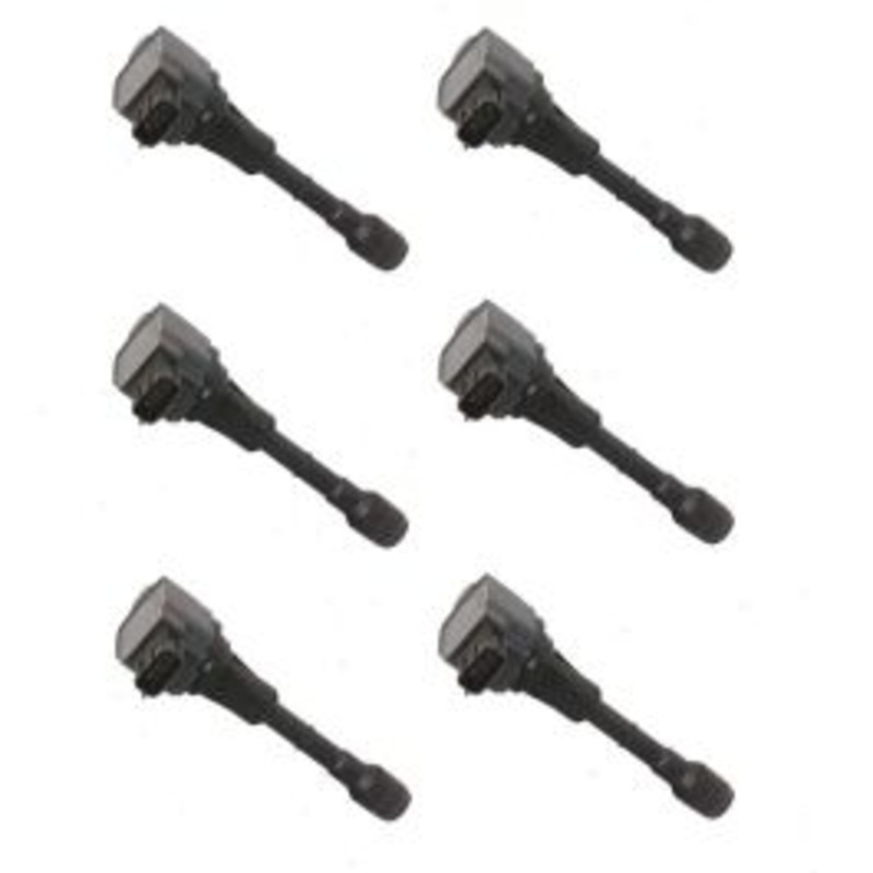 6 pc Hitachi Ignition Coils for 2014-2016 Infiniti Q50 3.7L V6