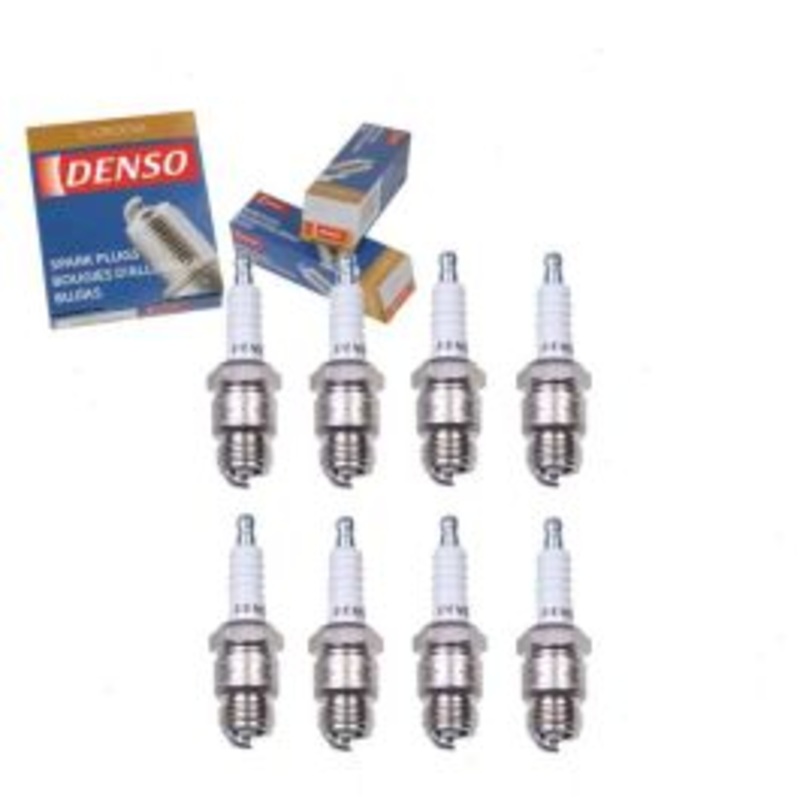 8 pc DENSO Standard U-Groove Spark Plugs for 1968-1974 Ford Torino 4.7L 5.0L 5.8L 7.0L V8