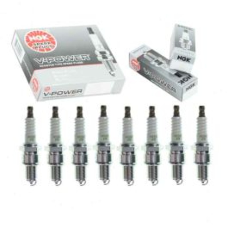 8 pc NGK V-Power Spark Plugs for 1973-1980 Mercedes-Benz 450SEL 4.5L 6.8L V8
