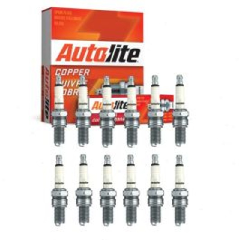 12 pc Autolite Copper Core Spark Plugs for 1991-1993 Lamborghini LM American