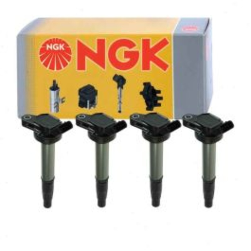 4 pc NGK Ignition Coils for 2012-2015 Toyota Prius Plug-In 1.8L L4