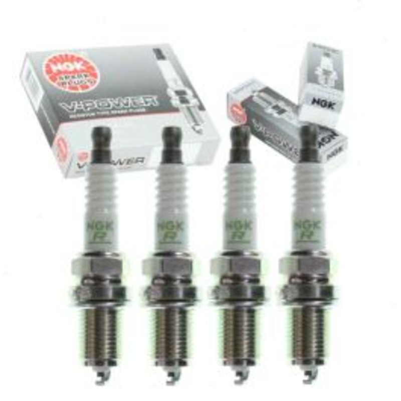 4 pc NGK V-Power 5791 BKR7E-11 Spark Plugs
