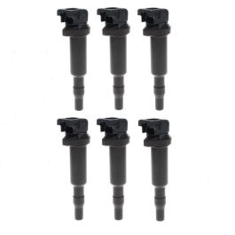6 pc Hitachi Ignition Coils for 2003 BMW X5 3.0L L6