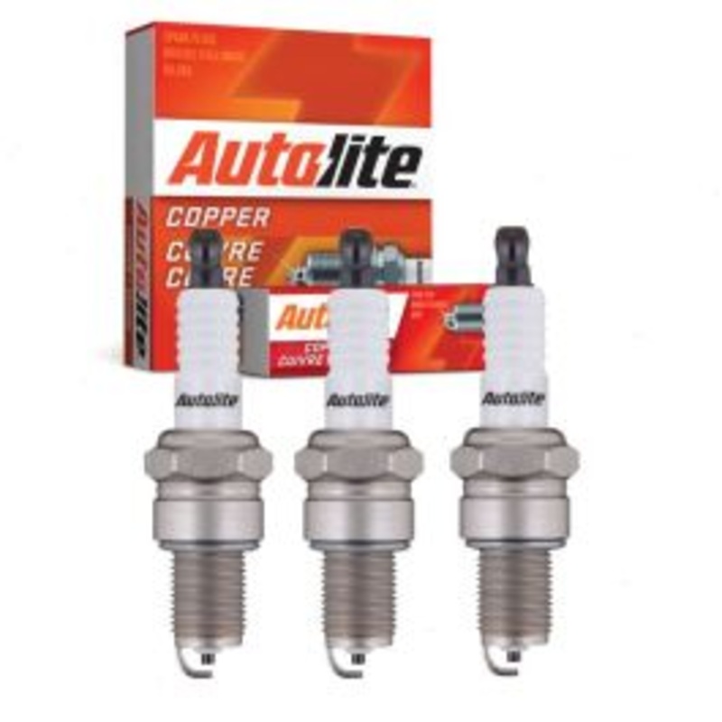 3 pc Autolite Copper Core Spark Plugs for 1985-1988 Chevrolet Sprint