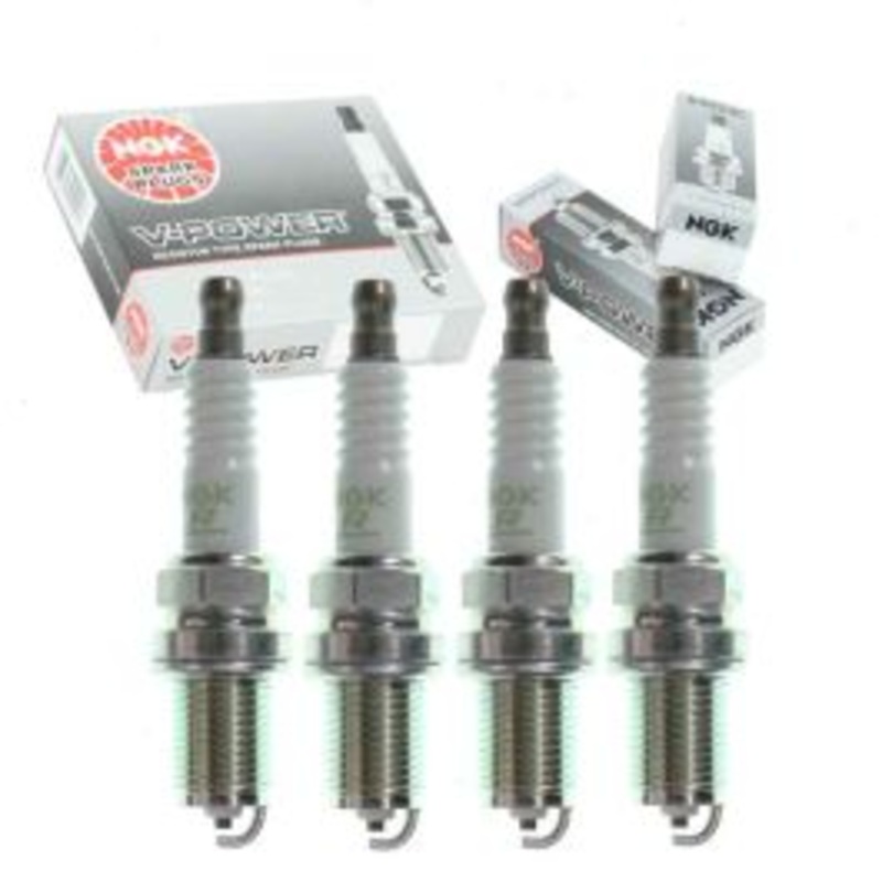 4 pc NGK V-Power Spark Plugs for 1999-2000 Audi A4 Quattro 1.8L L4