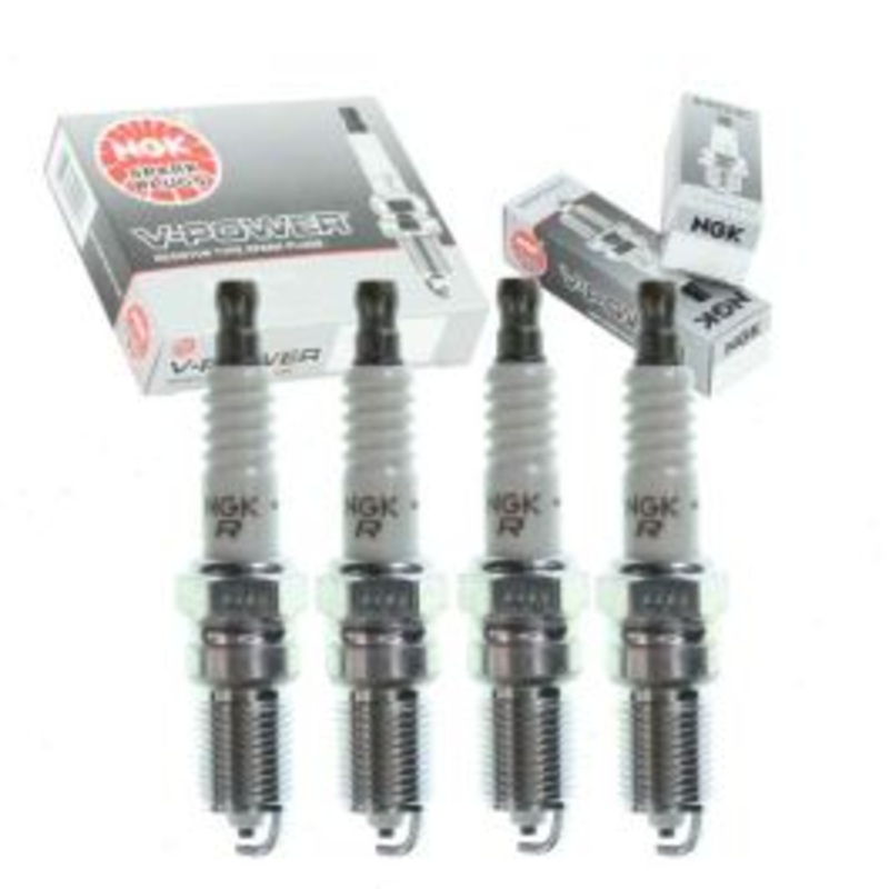 4 pc NGK V-Power Spark Plugs for 2004-2005 Mazda 3 2.0L 2.3L L4