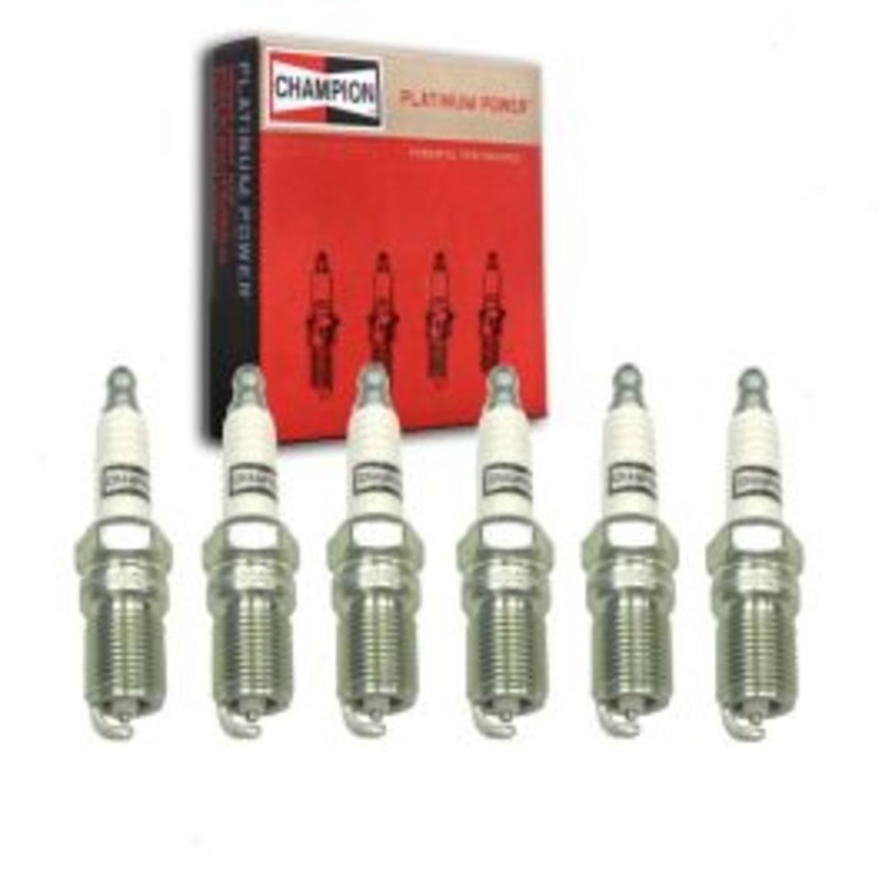 6 pc Champion Platinum Spark Plugs for 1981-1983 DeLorean DMC 12 2.9L V6